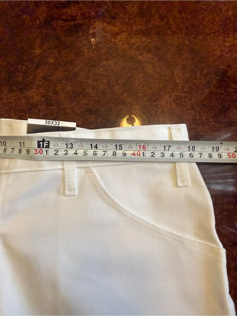 Dickies Men's Relaxed Fit White Utility Work Jeans